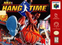 NBA Hang Time Nintendo 64 US box art